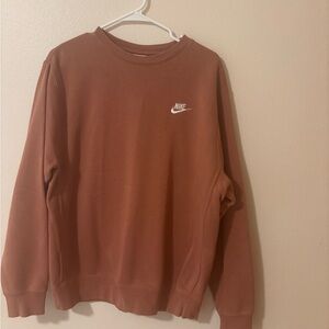Nike Men's Tan Crewneck Sweater